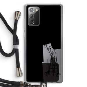 Musketon Painter: Samsung Galaxy Note 20 / Note 20 5G Transparant Hoesje met koord