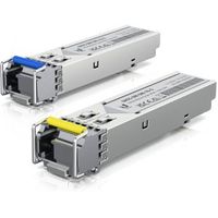 Ubiquiti Networks UACC-OM-SM-1G-S-2 netwerk transceiver module Vezel-optiek 1250 Mbit/s SFP Ubiquiti Networks UACC-OM-SM-1G-S-2 netwerk transceiver module Vezel-optiek 1250 Mbit/s SFP