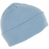 Wintermuts Beanie Yukon - lichtblauw - heren/dames - sterk/zacht/licht gebreid 100% Acryl