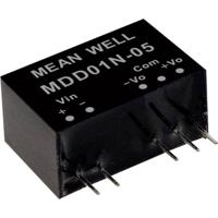 Mean Well MDD01M-05 DC/DC-convertermodule 100 mA 1 W Aantal uitgangen: 2 x Inhoud 1 stuk(s) - thumbnail