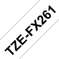 Brother TZe-FX261 Labeltape flexibel Tapekleur: Wit Tekstkleur: Zwart 36 mm 8 m