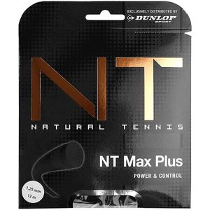 Dunlop Sport NT Max Plus racketbespanning Tennis 1,25 mm Polyester Zwart