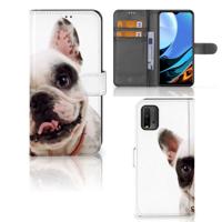 Xiaomi Redmi 9T | Poco M3 | Telefoonhoesje | Met pasjeshouder | Franse Bulldog