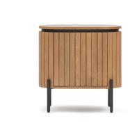 Kave Home Licia nachtkastje 55x55 cm massief mangohout