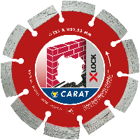 Carat diamantzaag slijpschijf x-lock baksteen ø125x22,23 mm - caxlock125