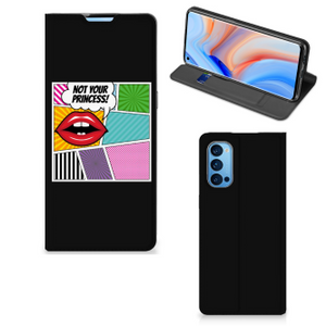 OPPO Reno4 Pro 5G Hippe Standcase Popart Princess