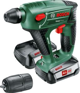 Bosch Uneo Maxx Accuboorhamer - Met 2x 18 V accu's en lader - Met koffer