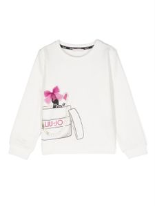 Liu Jo Kids sweat à imprimé graphique - Blanc