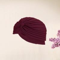 Vakantie rekbare tulband Head wrap band slaap hoed oor cap (wijn rood) Vakantie rekbare tulband Head wrap band slaap hoed oor cap (wijn rood)