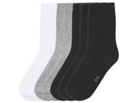 Esmara Kids 7 Paar kinder sokken (Wit/grijs/zwart, 39-42)