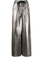 Isaac Sellam Experience metallic-finish drawstring trousers - Argent - thumbnail