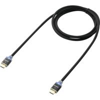 SpeaKa Professional SP-7870028 HDMI-kabel HDMI Aansluitkabel HDMI-A-stekker, HDMI-A-stekker 3.00 m Zwart Audio Return Channel (ARC), Vergulde steekcontacten,