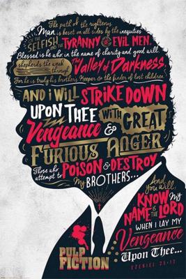 Poster Pulp Fiction Ezekiel 25 17 61x91,5cm