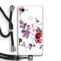 Mooie bloemen: Pixel 3 XL Transparant Hoesje met koord