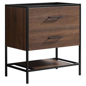 Differnz Industrial onderkast FSC® | Walnut | 74 x 45.5 x 82 cm