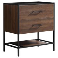 Differnz Industrial onderkast FSC® | Walnut | 74 x 45.5 x 82 cm
