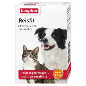 Beaphar Reisfit voor hond en kat (10 tabletten) 10 tabletten