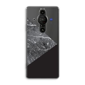 Combinatie marmer: Sony Xperia Pro-I Transparant Hoesje