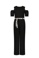 B.Nosy Meisjes jumpsuit - Mette - Zwart - thumbnail