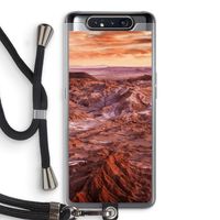 Mars: Samsung Galaxy A80 Transparant Hoesje met koord