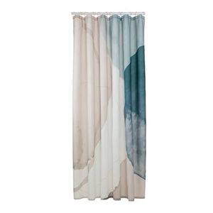 Sealskin Earth Douchegordijn 180x200 cm Polyester Donkergroen / Off-white