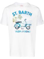 MC2 Saint Barth t-shirt en coton à imprimé graphique - Blanc