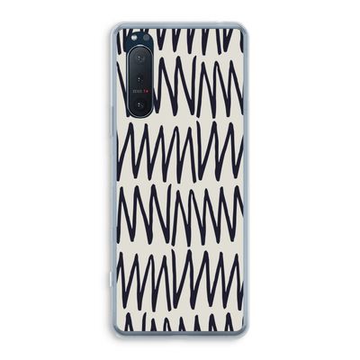 Marrakech Zigzag: Sony Xperia 5 II Transparant Hoesje