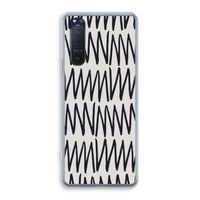 Marrakech Zigzag: Sony Xperia 5 II Transparant Hoesje