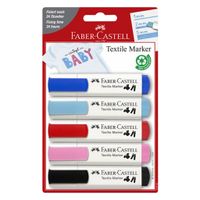 Faber Castell FC-159530 Textielmarkers Baby 5 Stuks - thumbnail