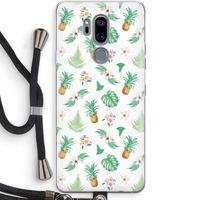 Ananas bladeren: LG G7 Thinq Transparant Hoesje met koord