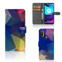 Motorola Moto E20 | E30 | E40 | Book Case | Polygon Dark