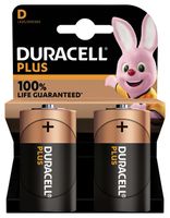 Duracell Plus 100 D Wegwerpbatterij Alkaline - thumbnail