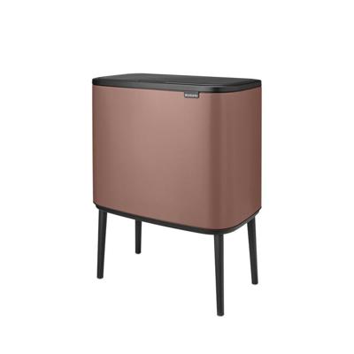 Brabantia Bo Touch Bin Afvalemmer - 11+23 liter - 2 kunststof binnenemmers - satin taupe 234064