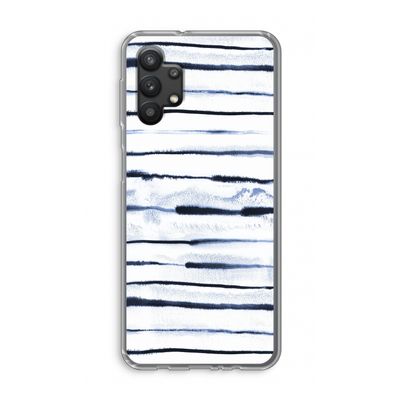 Ink Stripes: Samsung Galaxy A32 5G Transparant Hoesje