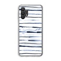 Ink Stripes: Samsung Galaxy A32 5G Transparant Hoesje