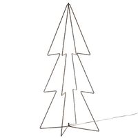 Verlichte figuren 3D kerstbomen / lichtbomen 91 cm voor buiten - thumbnail