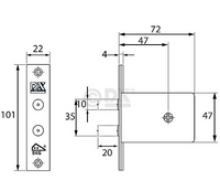 Insteek-penslot dskg**-4711