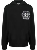 Philipp Plein hoodie Dark Romance à logo imprimé - Noir