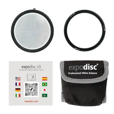 Expodisc v3.0 82mm professioneel witbalans filter Expodisc v3.0 82mm professioneel witbalans filter