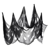 Halloween Horror decoraties gaas Haunted House scène arrangement Props type: zwarte gat doek