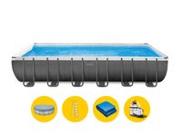 Intex Ultra Frame XTR Pool - 732 x 366 x 132 cm - met zandfilterpomp en accessoires - thumbnail