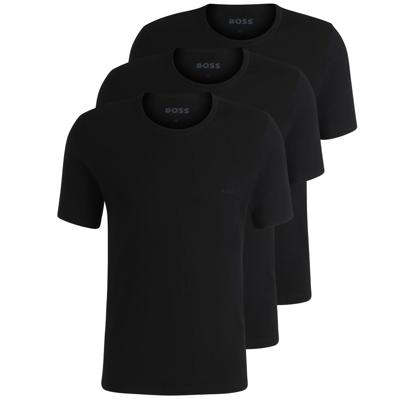 Boss T-shirt O-hals Classic 3-Pack zwart