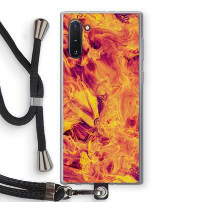 Eternal Fire: Samsung Galaxy Note 10 Transparant Hoesje met koord