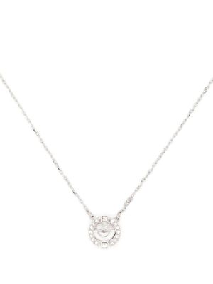 Swarovski collier à pendentif serti de cristaux - Argent