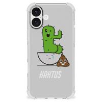 iPhone 16 Plus Stevig | Bumper Hoesje | Cactus Poo iPhone 16 Plus Stevig | Bumper Hoesje | Cactus Poo