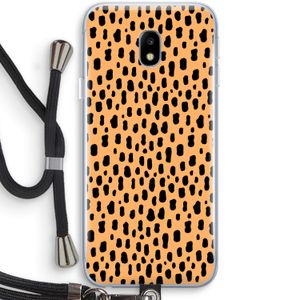 Panter: Samsung Galaxy J3 (2017) Transparant Hoesje met koord