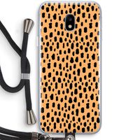 Panter: Samsung Galaxy J3 (2017) Transparant Hoesje met koord