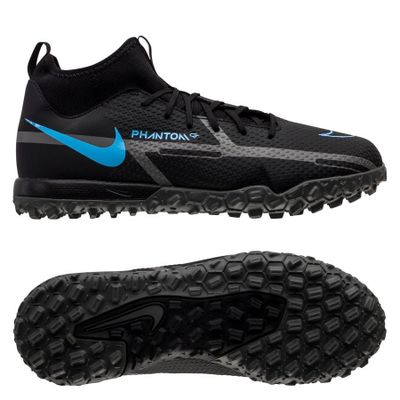 Nike Phantom GT 2 Academy DF TF Renew - Zwart/Grijs Kinderen