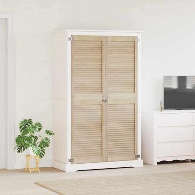 Kastdeuren 2 pcs Bruin 170 x 49.5 x 2.1 cm Massief grenenhout