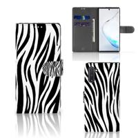 Samsung Galaxy Note 10 | Telefoonhoesje | Met pasjeshouder | Zebra